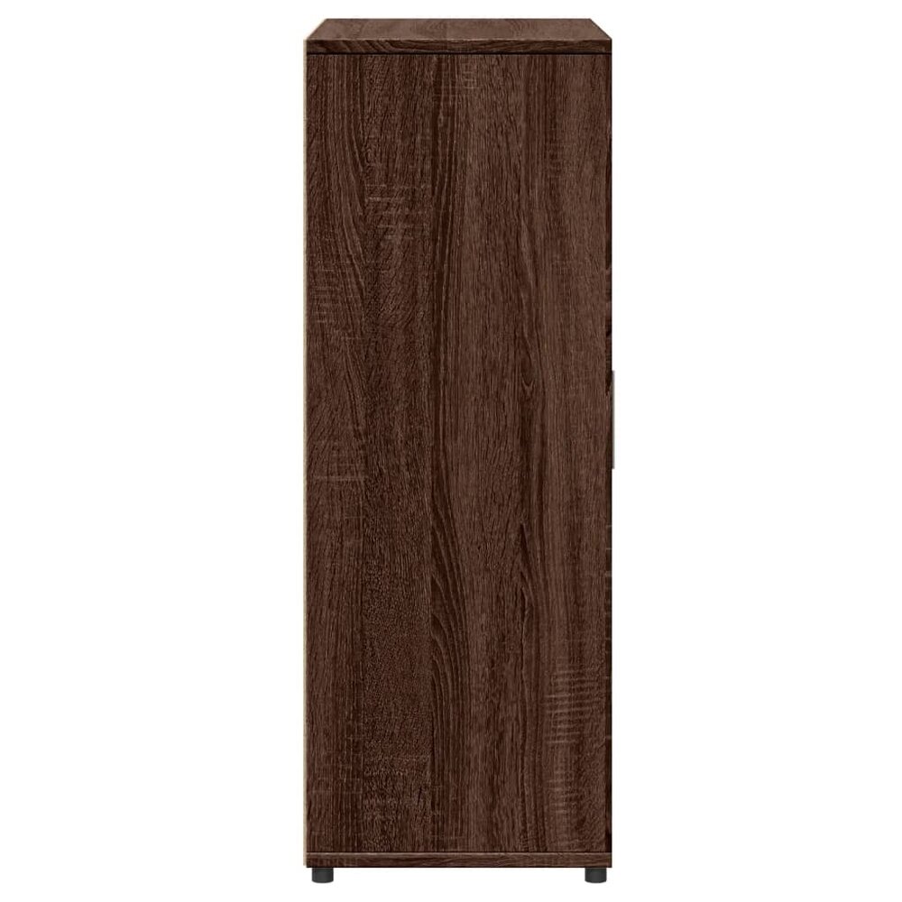 Dressoir 60x31x84 cm bewerkt hout bruin eikenkleur