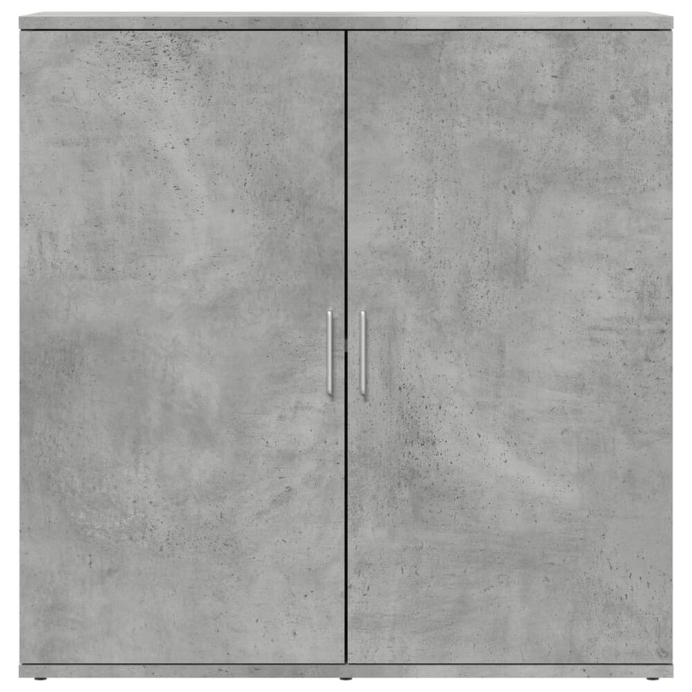 Dressoir 79x38x80 cm bewerkt hout betongrijs