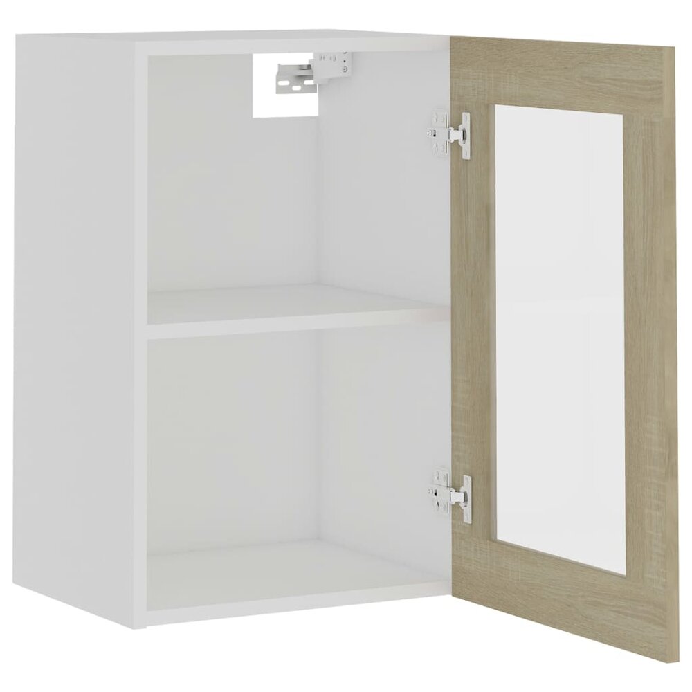 Hangkast 40x31x60 cm bewerkt hout sonoma eikenkleurig