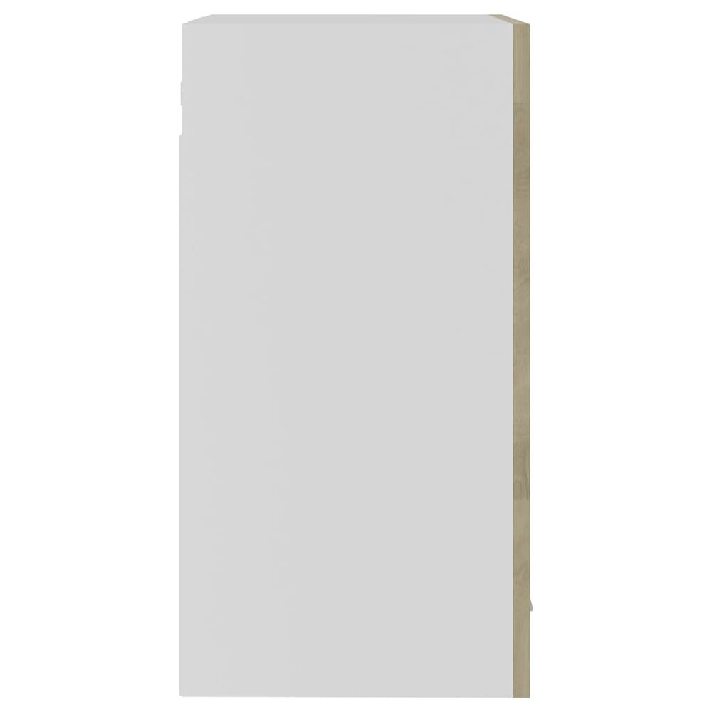 Hangkast 40x31x60 cm bewerkt hout sonoma eikenkleurig