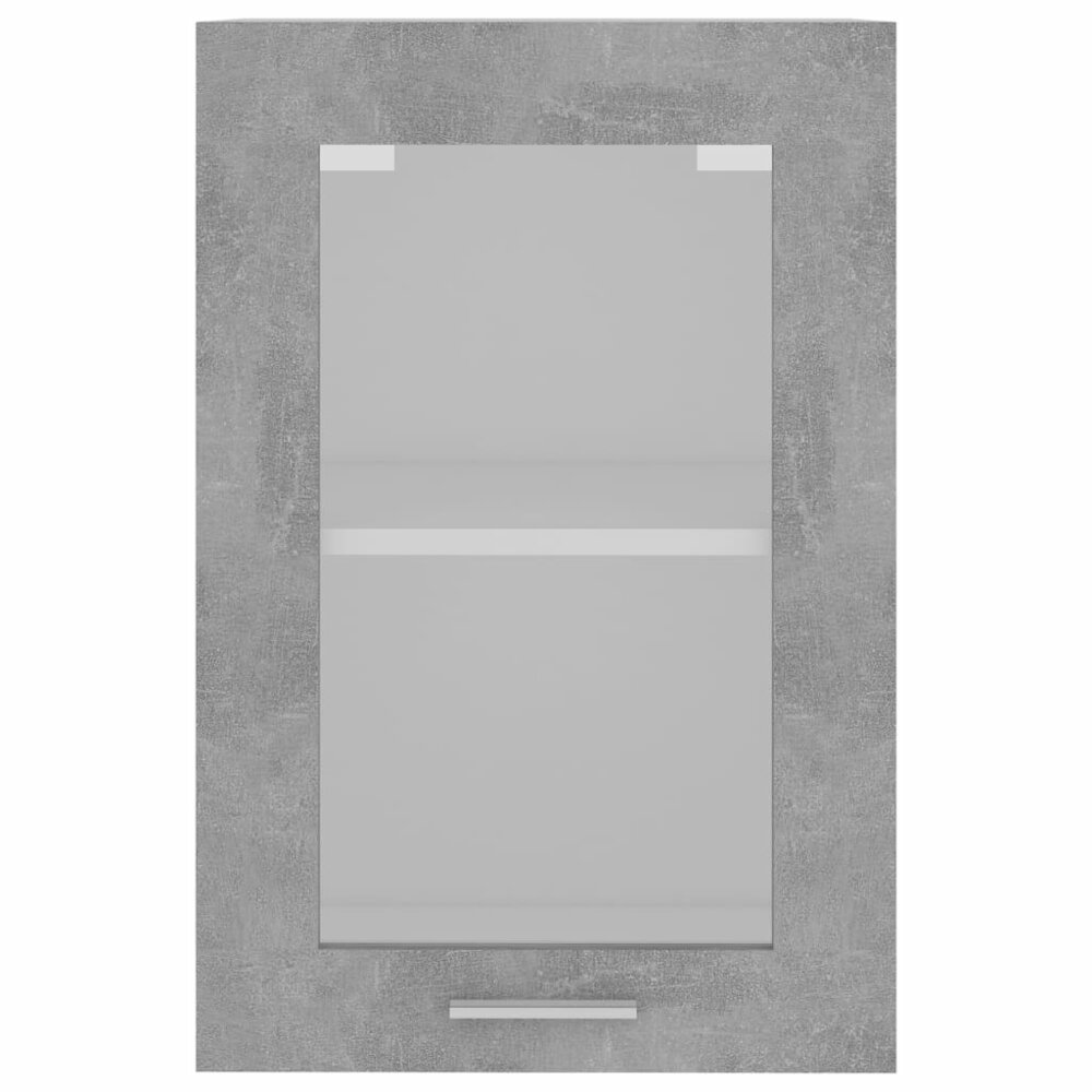 Hangkast 40x31x60 cm bewerkt hout betongrijs