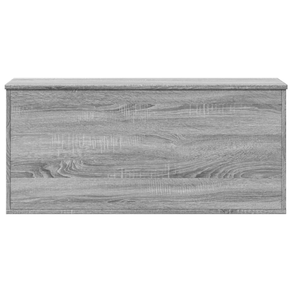 Opbergbox 100x42x46 cm bewerkt hout grijs sonoma eikenkleurig