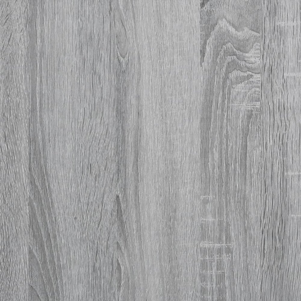 Opbergbox 100x42x46 cm bewerkt hout grijs sonoma eikenkleurig