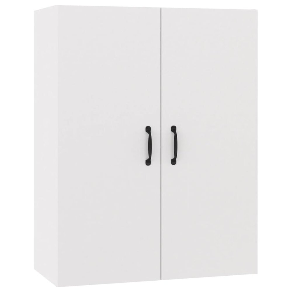 Hangkast 69,5x34x90 cm bewerkt hout wit