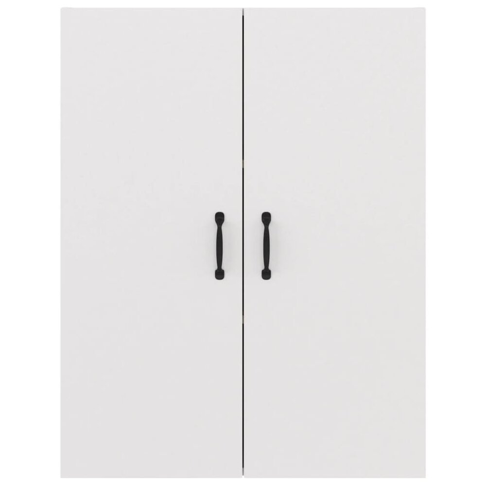 Hangkast 69,5x34x90 cm bewerkt hout wit