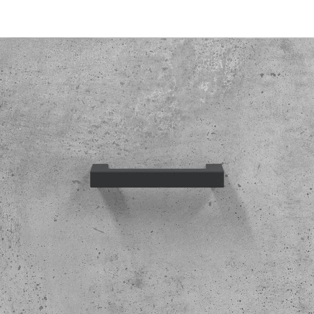 Wandkast 60x36,5x35 cm bewerkt hout betongrijs