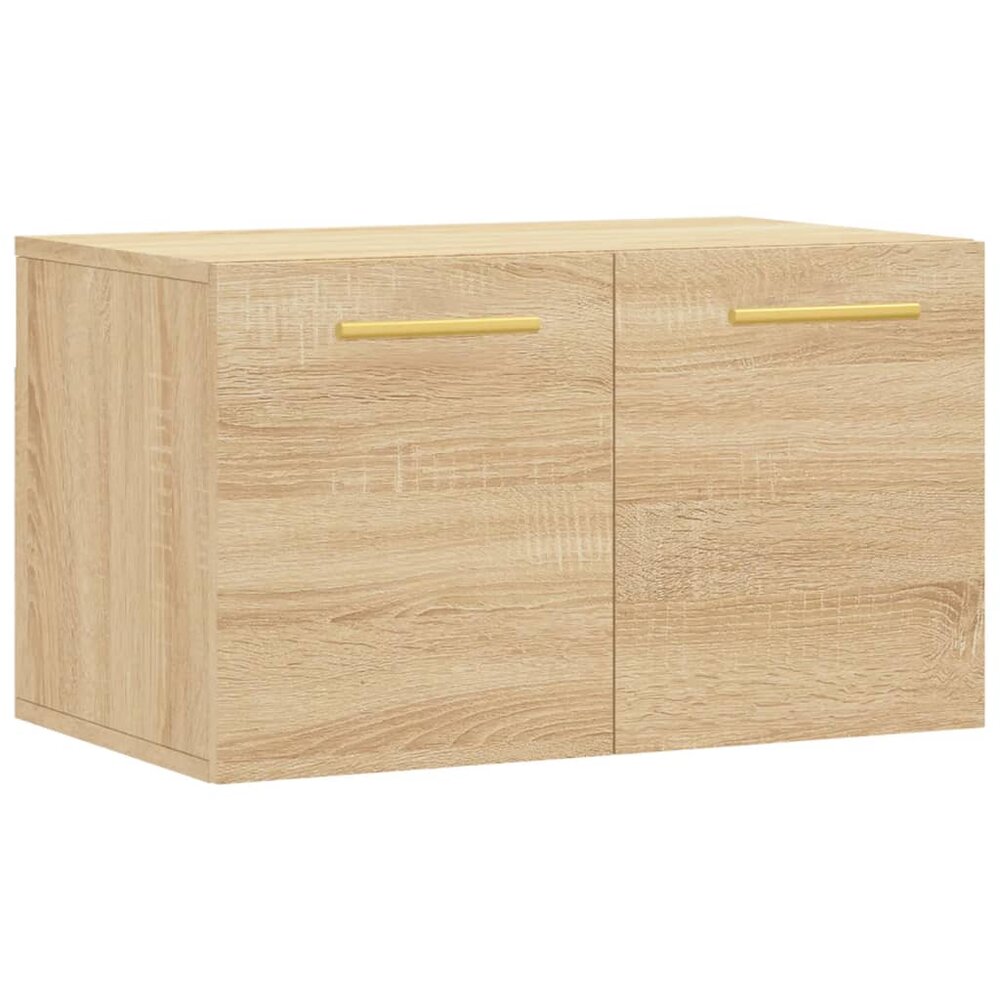 Wandkast 60x36,5x35 cm bewerkt hout sonoma eikenkleurig