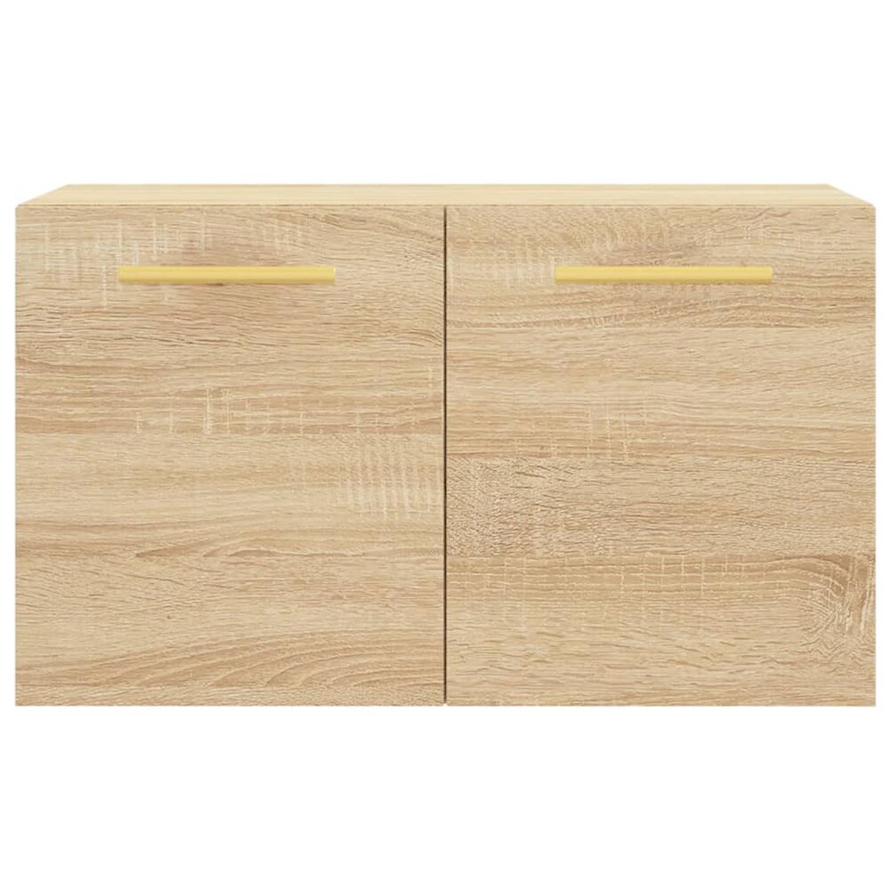 Wandkast 60x36,5x35 cm bewerkt hout sonoma eikenkleurig