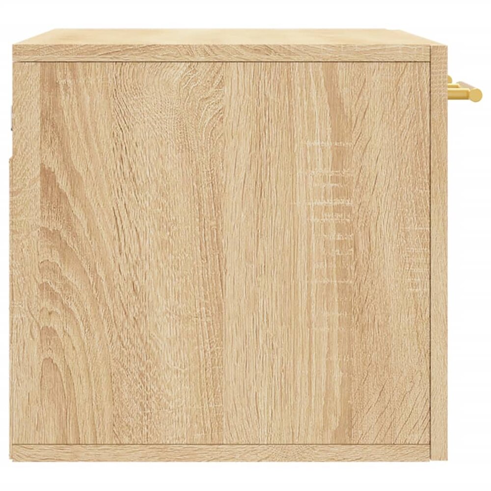 Wandkast 60x36,5x35 cm bewerkt hout sonoma eikenkleurig