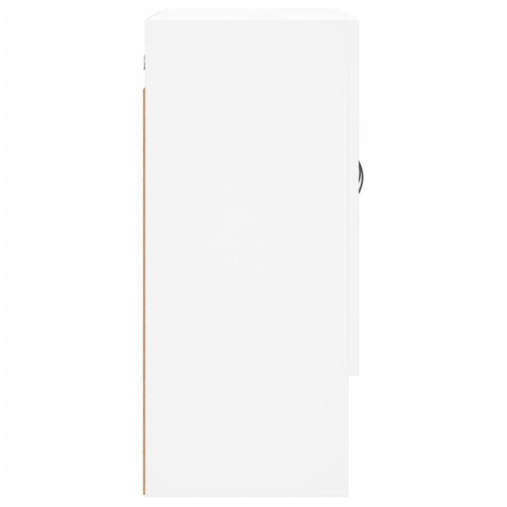 Wandkast 60x31x70 cm bewerkt hout wit