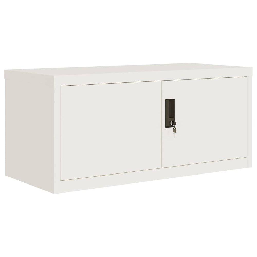 Archiefkast 90x40x180 cm staal wit