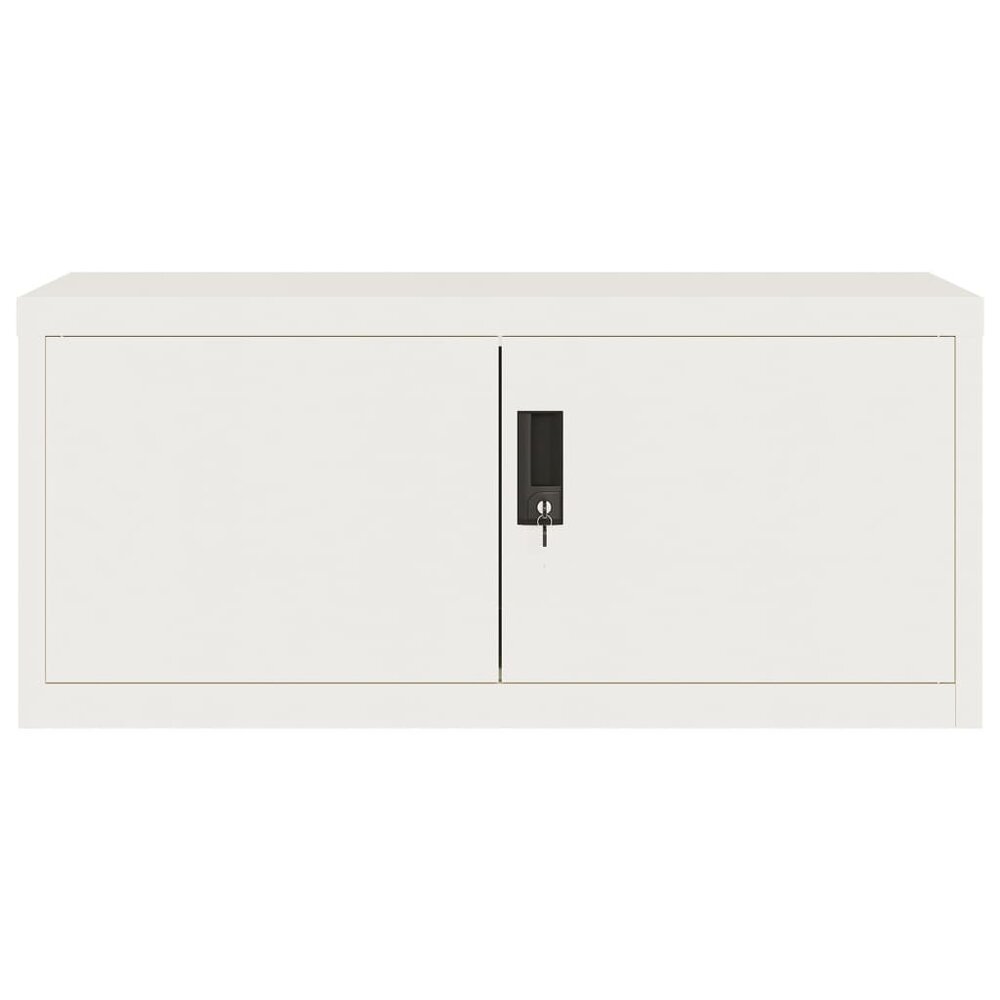 Archiefkast 90x40x180 cm staal wit