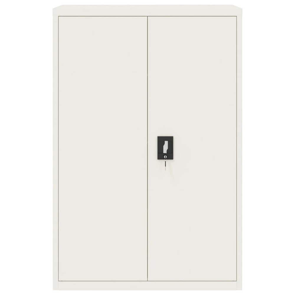 Archiefkast 90x40x180 cm staal wit