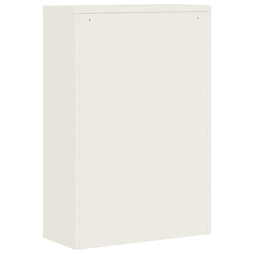 Archiefkast 90x40x180 cm staal wit