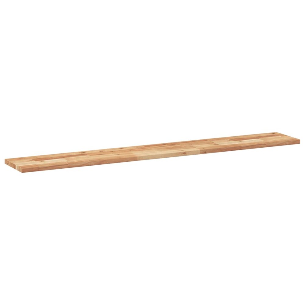 Tafelblad rechthoekig 140x20x2 cm massief acaciahout
