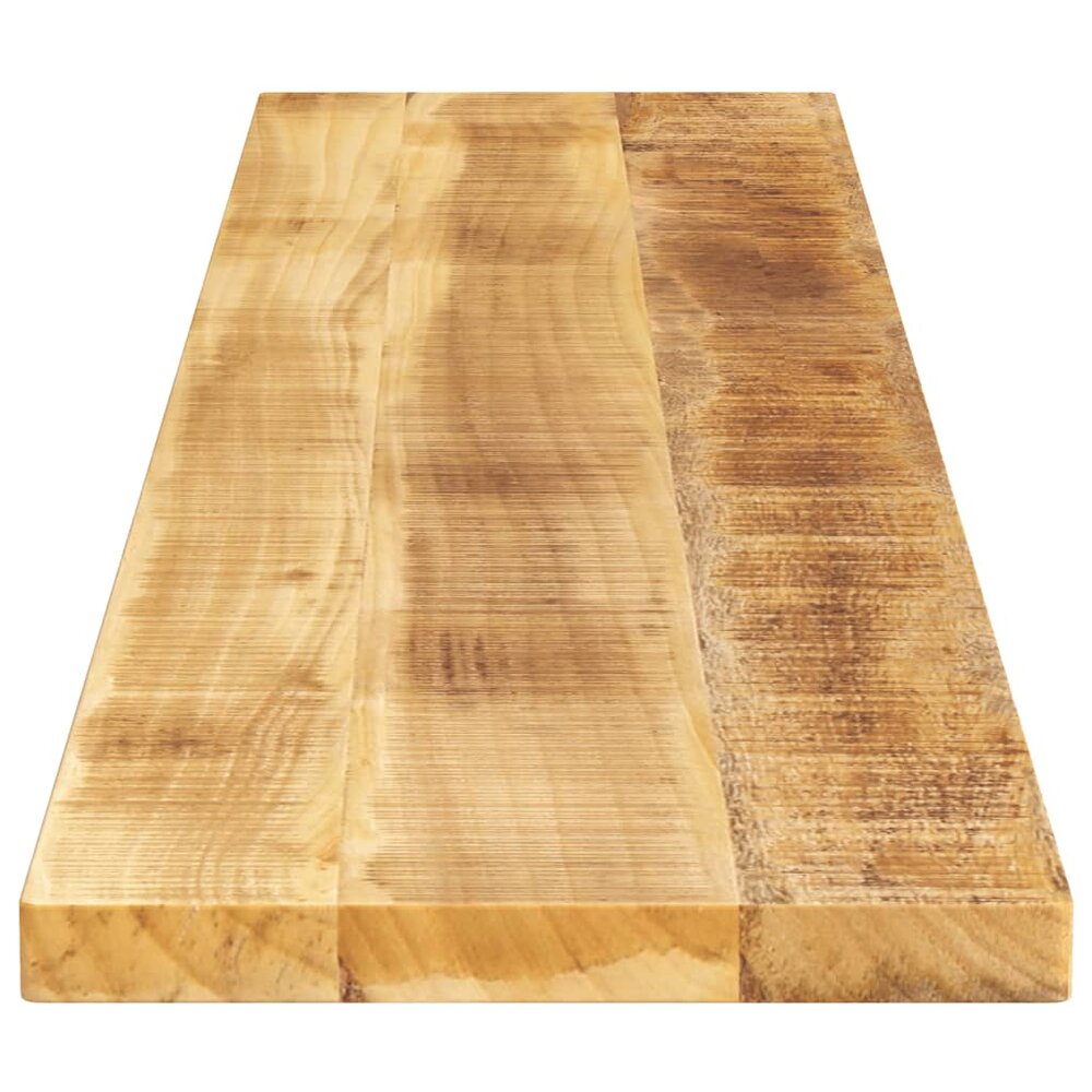 Tafelblad rechthoekig 160x20x3,8 cm massief ruw mangohout