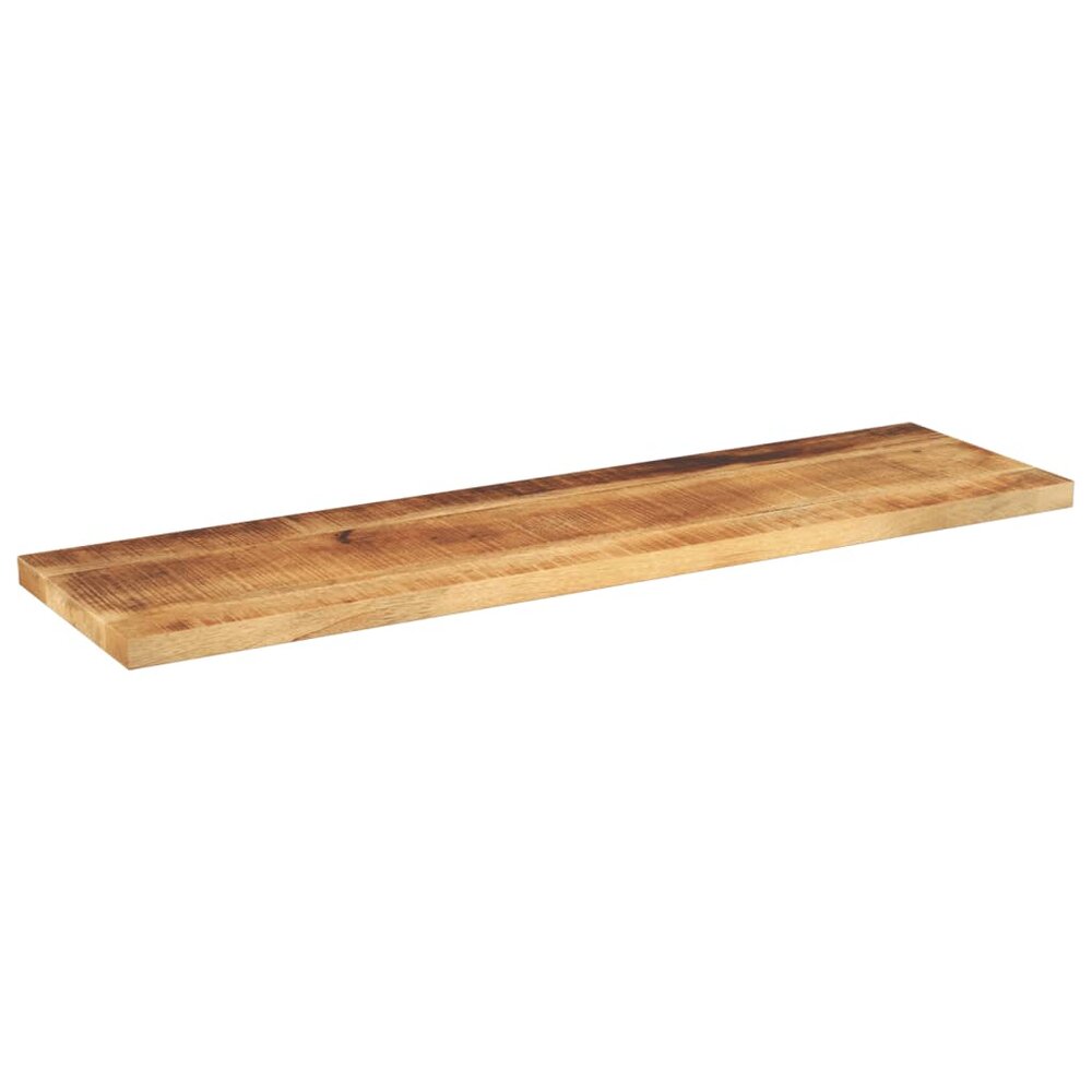 Tafelblad rechthoekig 100x20x2,5 cm massief ruw mangohout