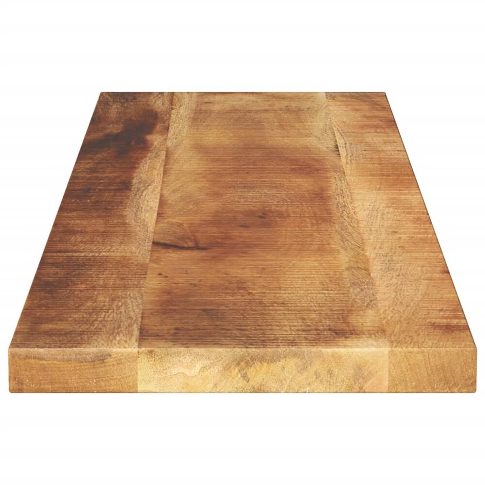 Tafelblad rechthoekig 100x20x2,5 cm massief ruw mangohout