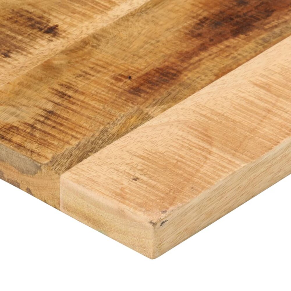 Tafelblad rechthoekig 100x20x2,5 cm massief ruw mangohout