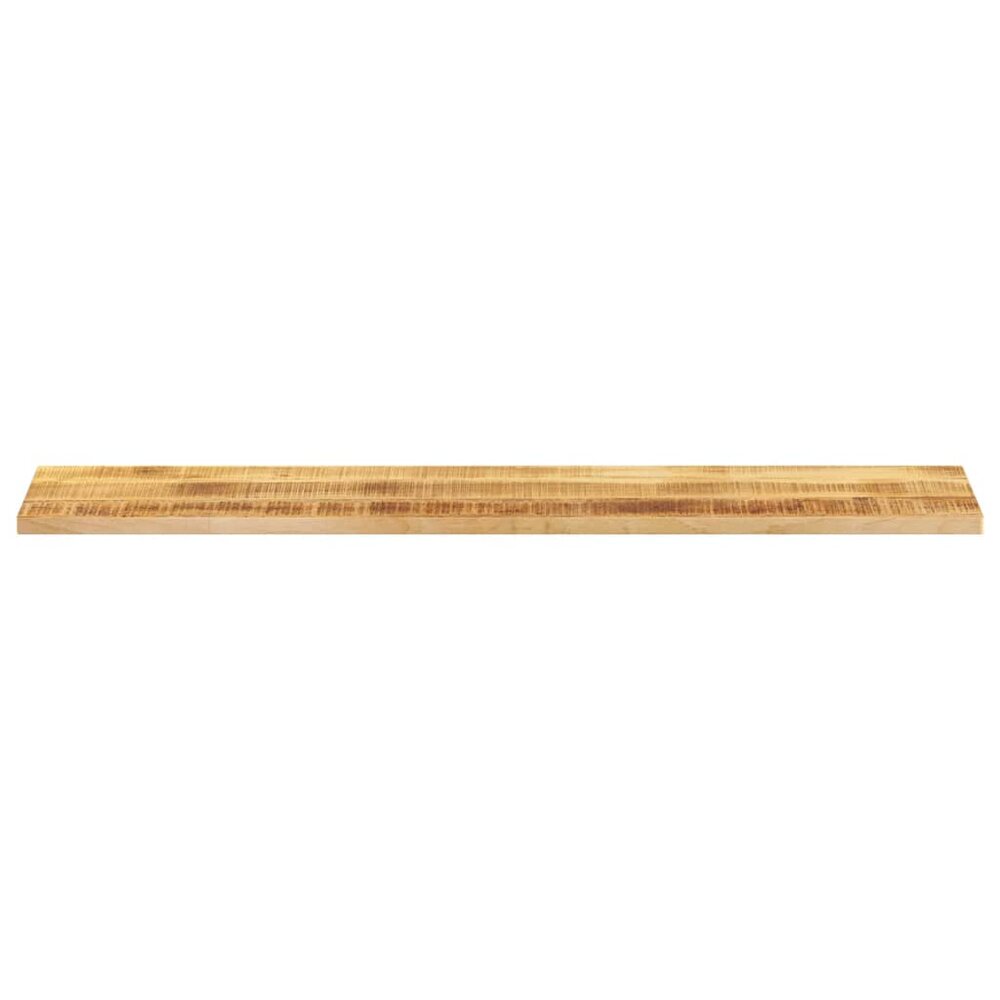Tafelblad rechthoekig 160x40x2,5 cm massief ruw mangohout