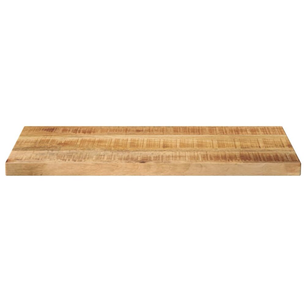 Tafelblad rechthoekig 60x20x2,5 cm massief ruw mangohout