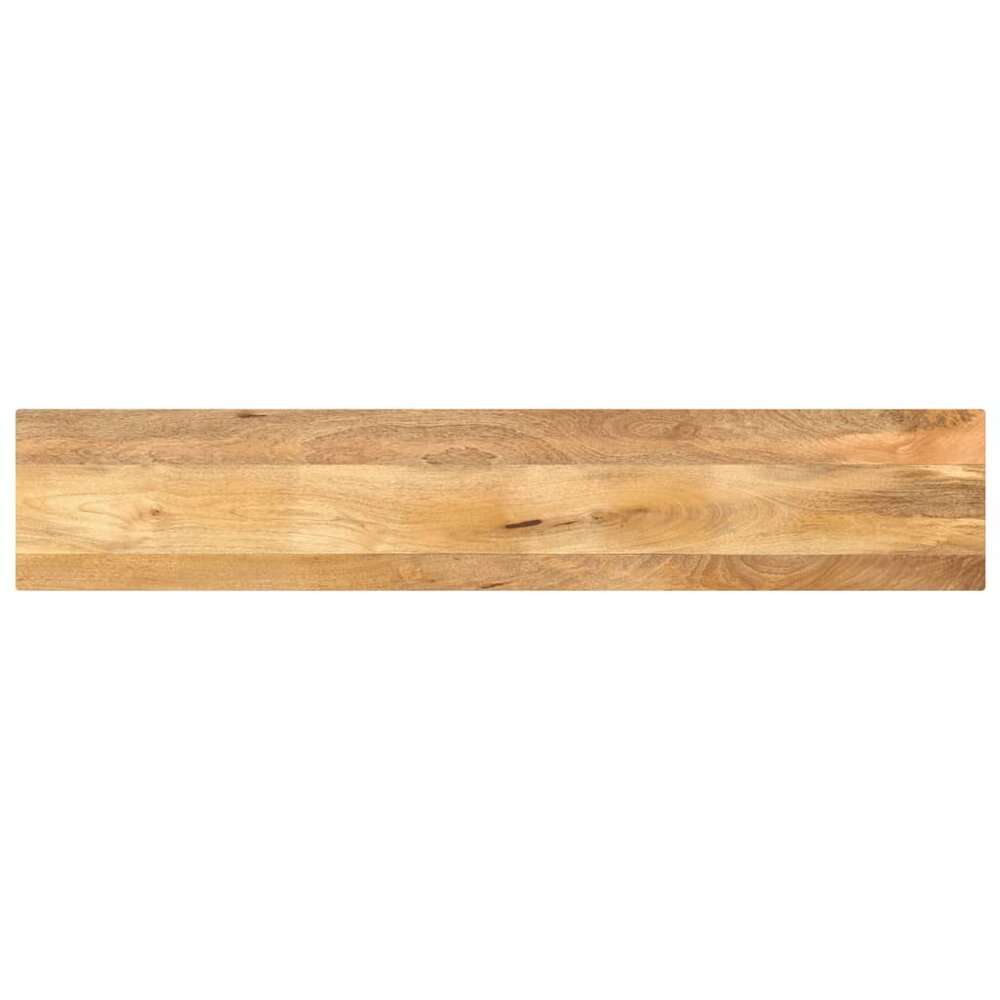Tafelblad rechthoekig 160x40x3,8 cm massief mangohout