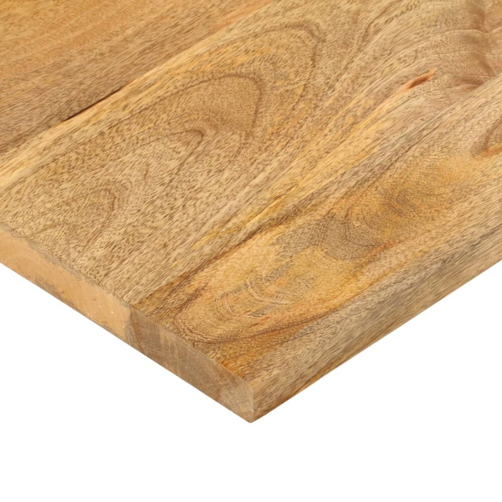Tafelblad rechthoekig 160x40x3,8 cm massief mangohout