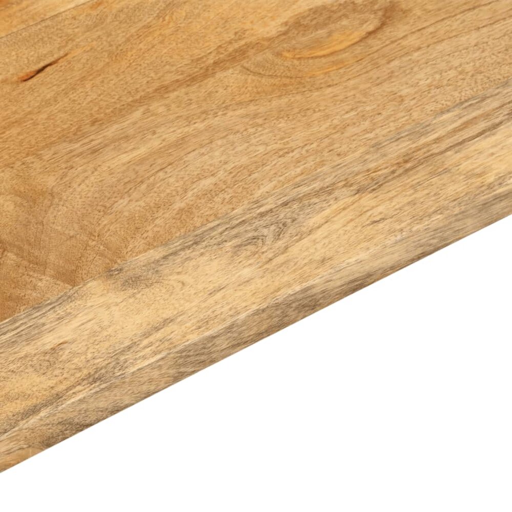 Tafelblad rechthoekig 160x40x3,8 cm massief mangohout
