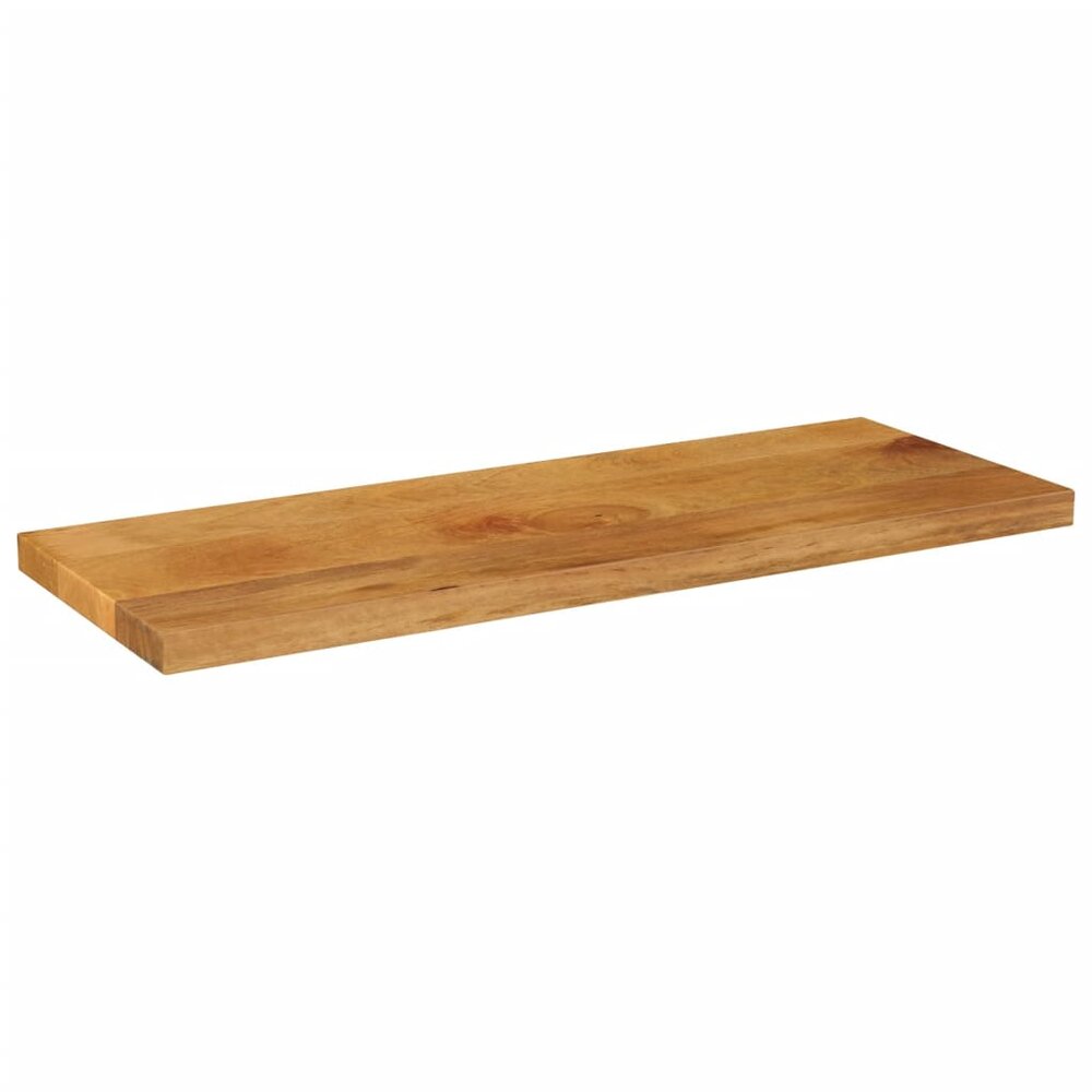 Tafelblad rechthoekig 90x30x2,5 cm massief mangohout