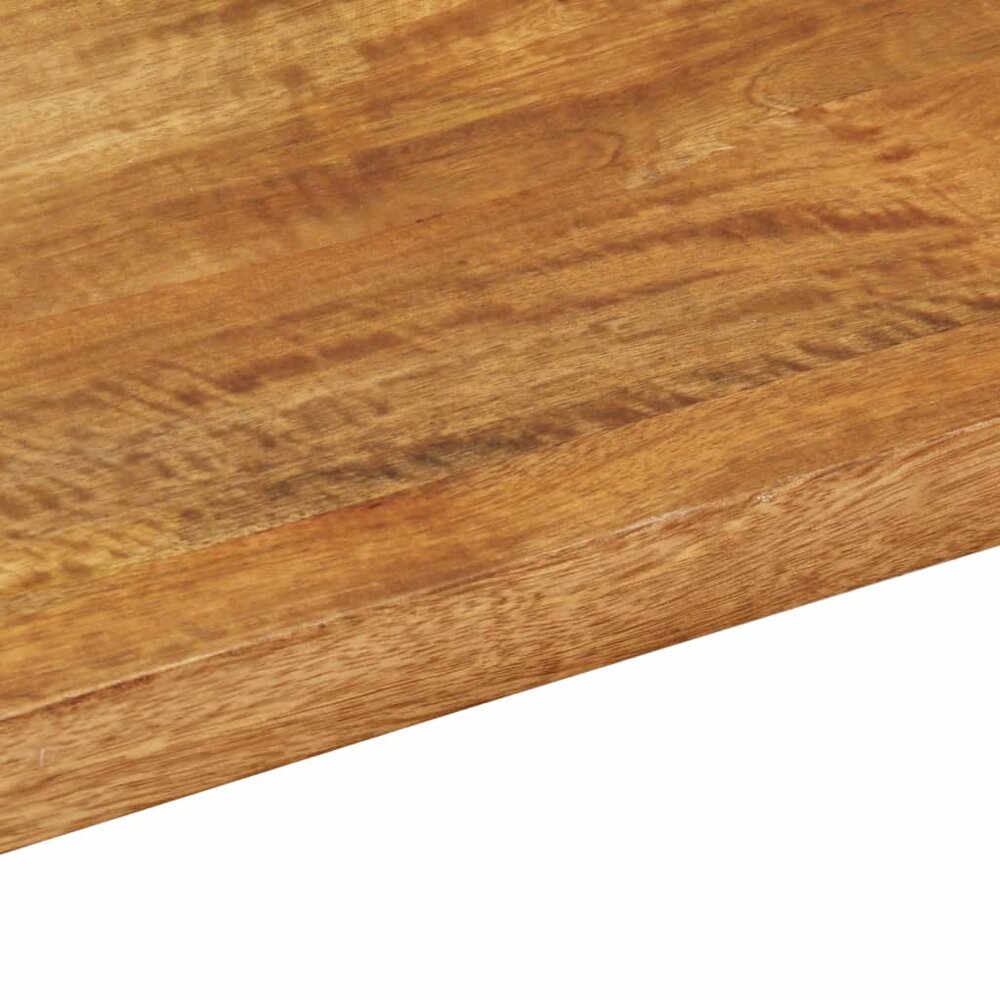 Tafelblad rechthoekig 90x30x2,5 cm massief mangohout