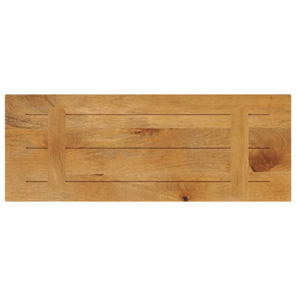 Tafelblad rechthoekig 90x20x2,5 cm massief mangohout