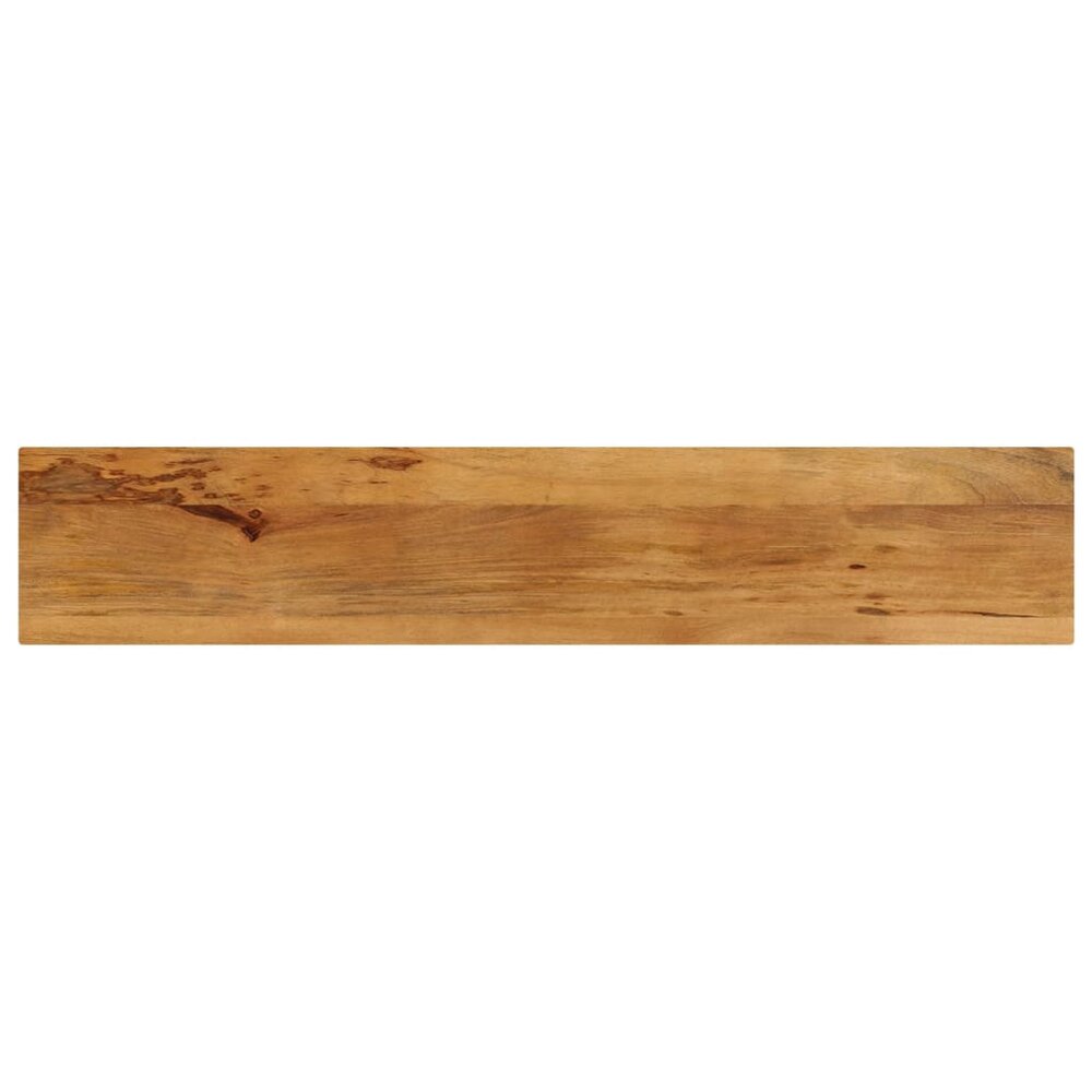 Tafelblad rechthoekig 140x30x3,8 cm massief mangohout