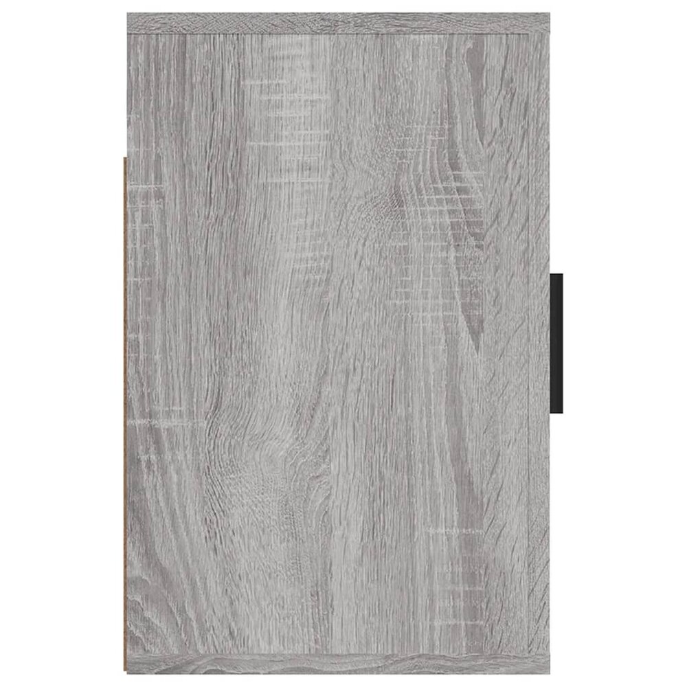 Nachtkastjes 2 st wandgemonteerd 50x30x47 cm grijs sonoma eiken