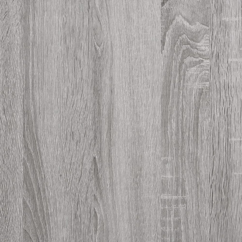 Nachtkastjes 2 st wandgemonteerd 50x30x47 cm grijs sonoma eiken