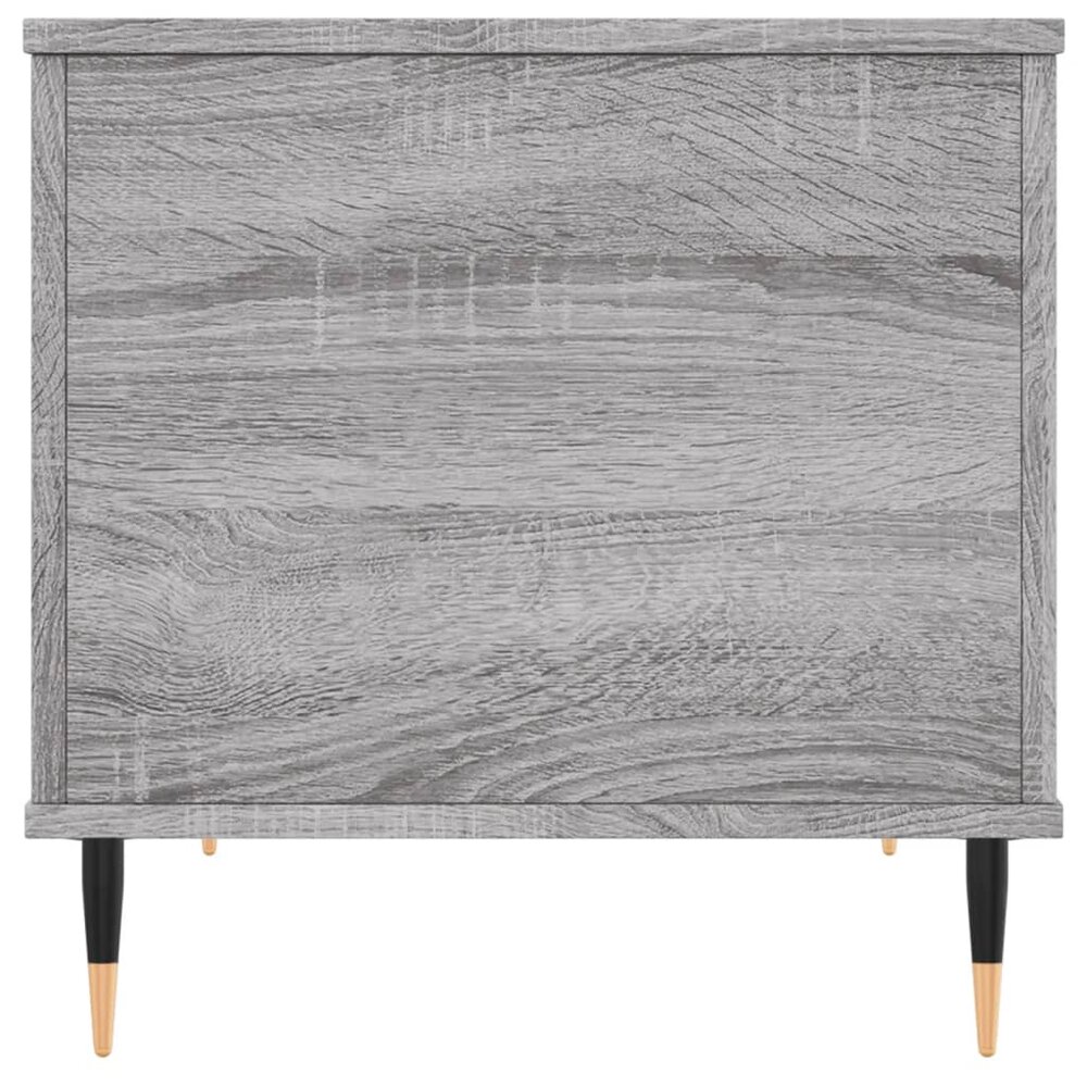 Salontafel 60x44,5x45 cm bewerkt hout grijs sonoma eikenkleurig