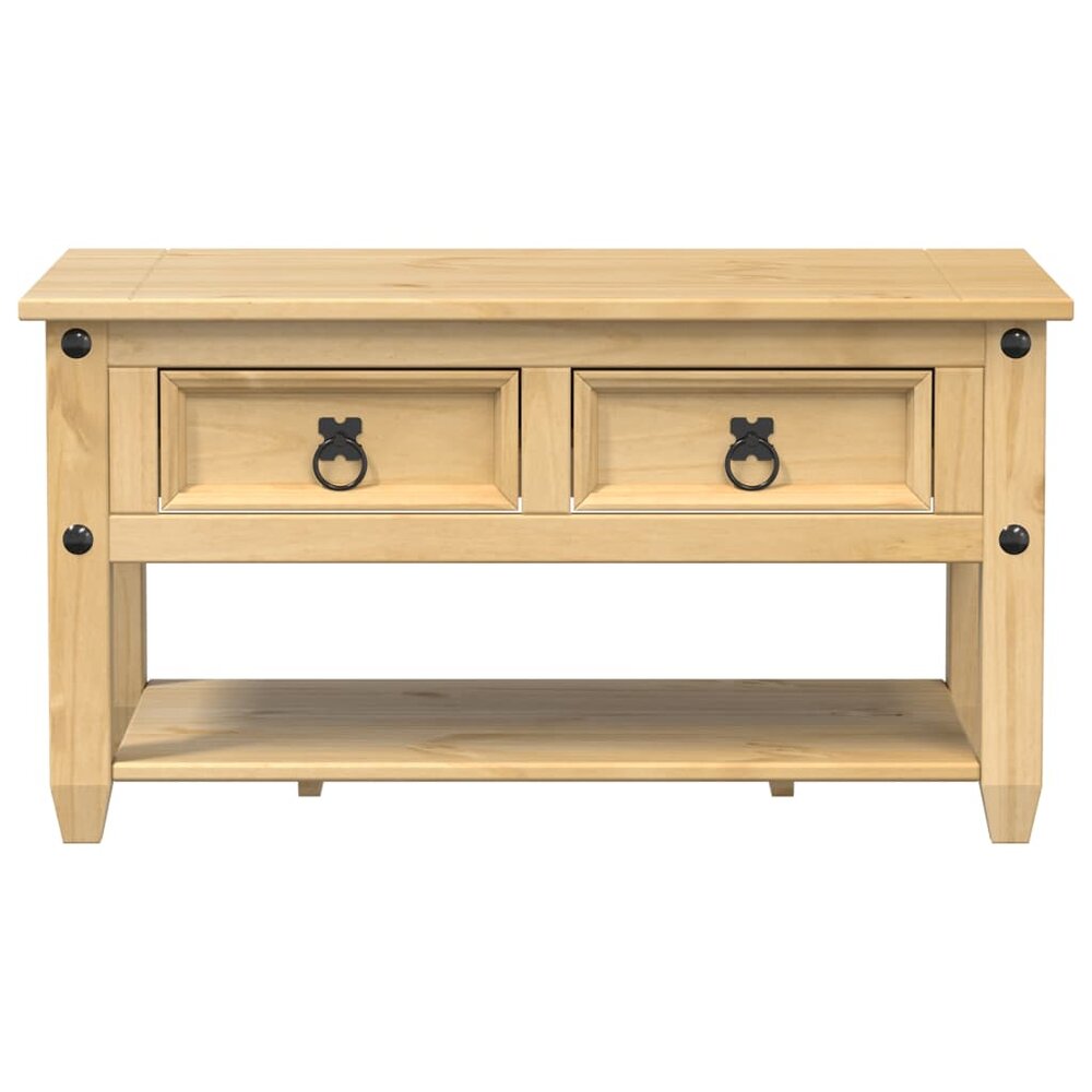 Salontafel met lades Corona 85x50x45 cm massief grenenhout