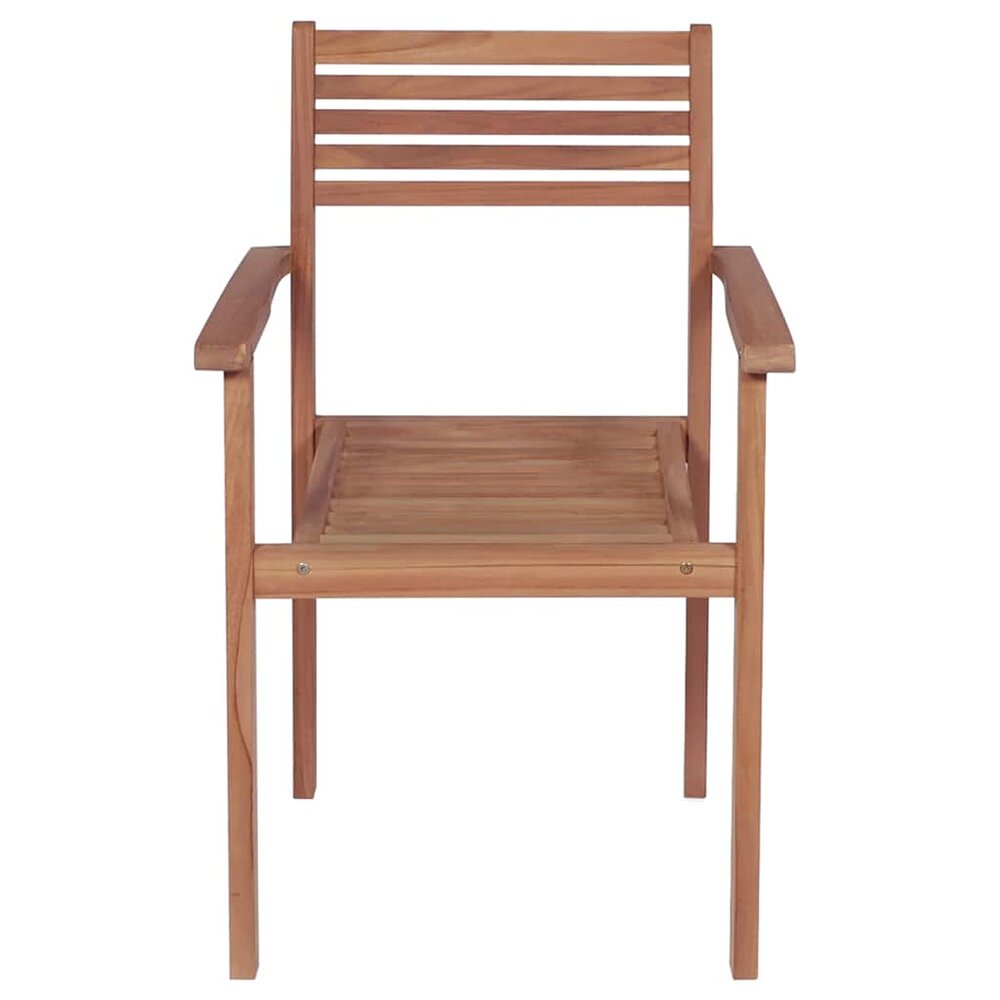 Tuinstoelen 2 st met heldergroene kussens massief teakhout