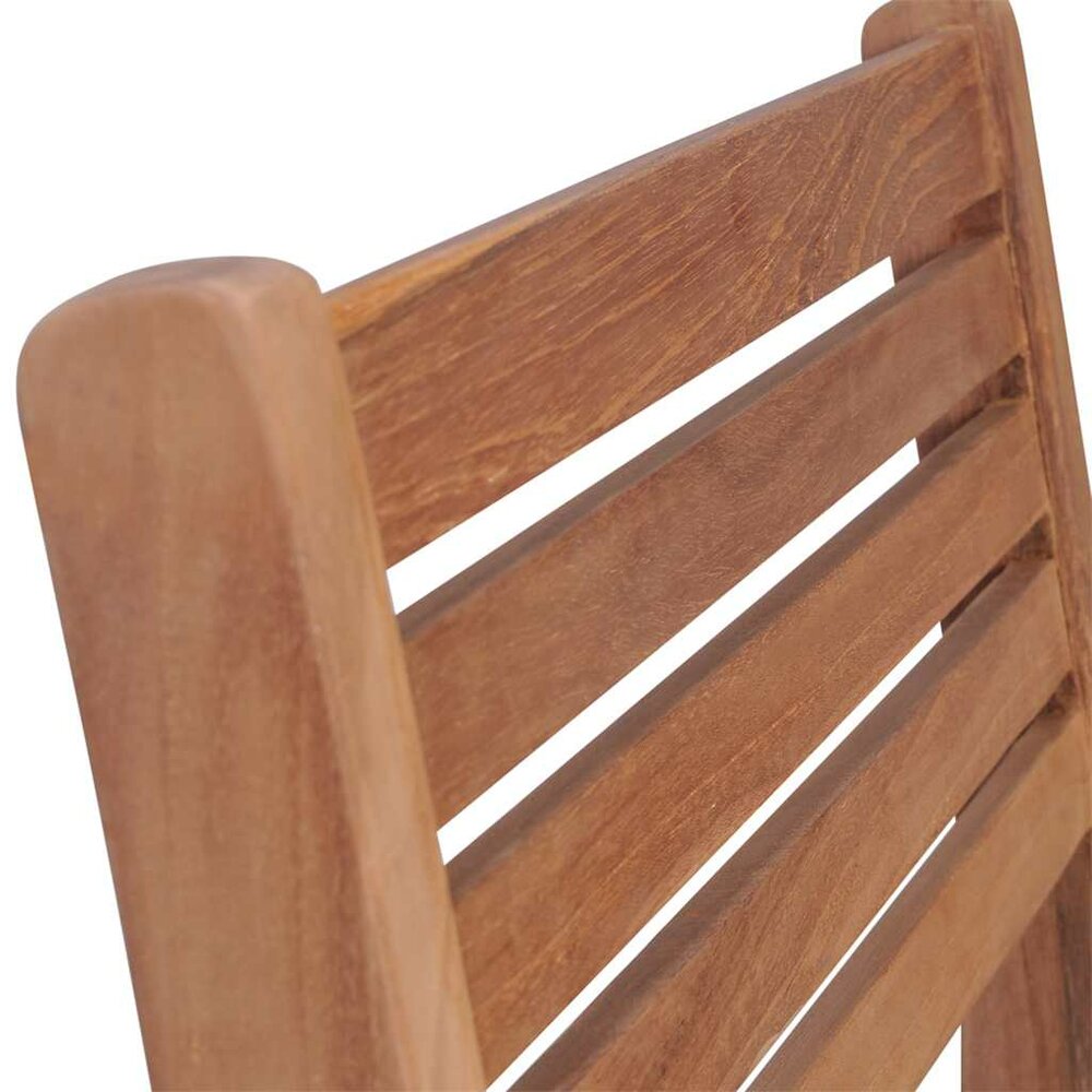 Tuinstoelen 2 st met heldergroene kussens massief teakhout