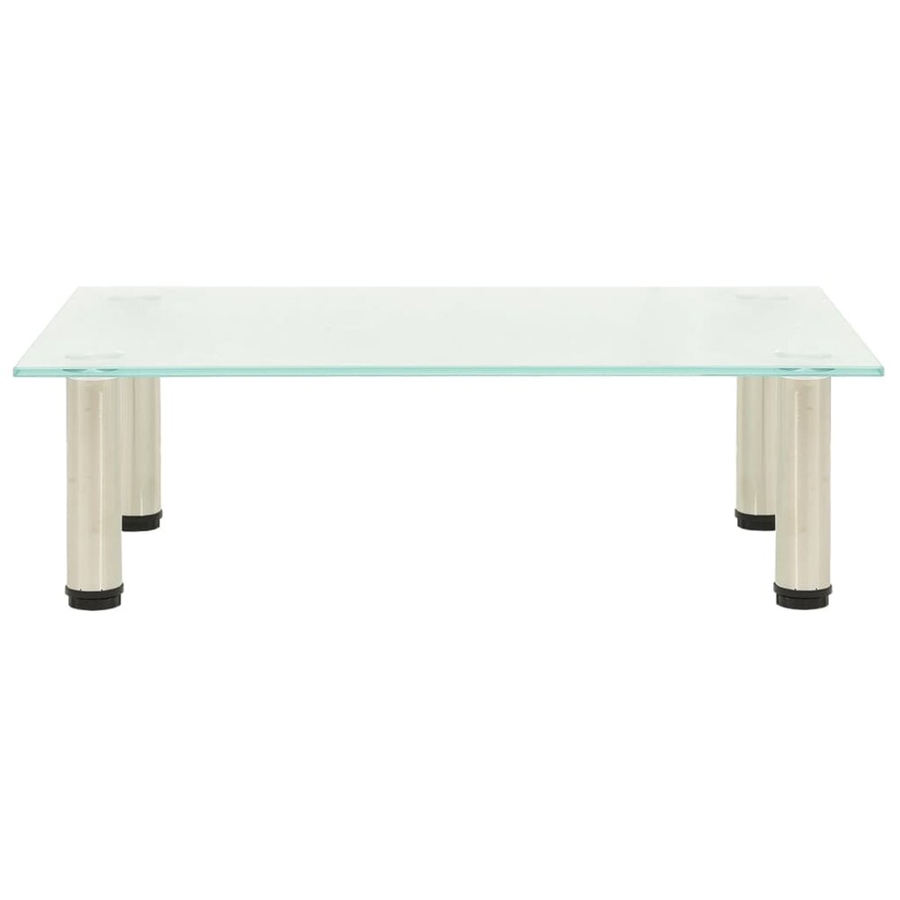 Tv-meubel 60x35x17 cm gehard glas mat