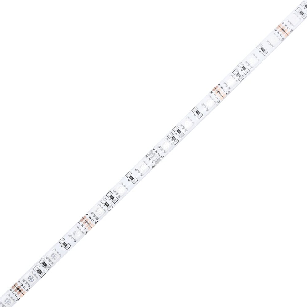 Tv-meubel met LED-verlichting 120x35x40 cm bruin eikenkleur