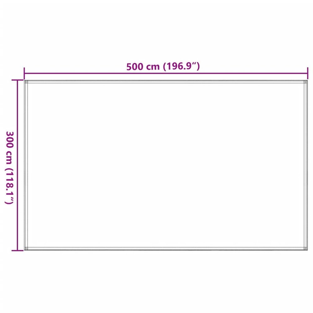 Tenttapijt 300x500 cm antraciet