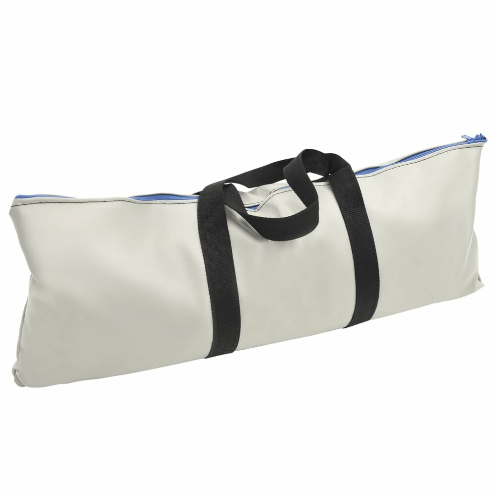 Gymnastiekmat met pomp opblaasbaar 100x100x10 cm PVC groen