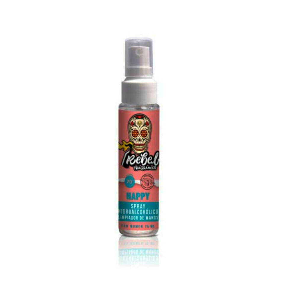 Rebel Handreinigingslotion Rebel Happy Spray 30 Ml (75 Ml)
