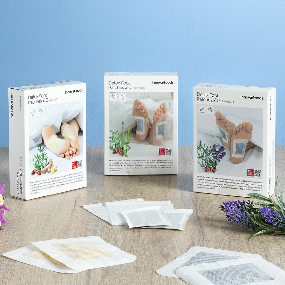 Innovagoods Detox-Patches Voor Voeten Ginger Innovagoods 10 Stuks