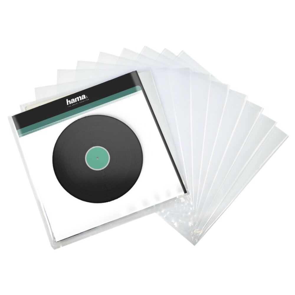 Hama Lp-Buitenhoes Transparant 10 Stuks