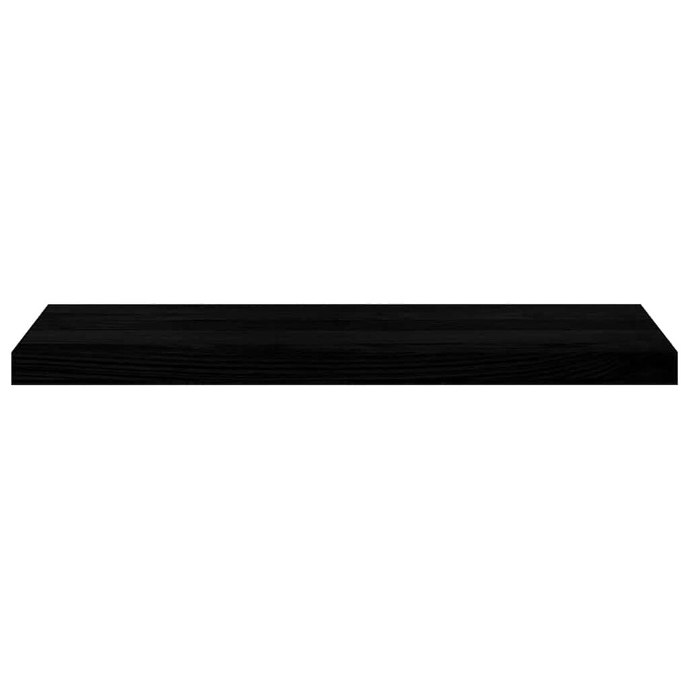 Vensterbanken 2 st 80x30x2 cm massief eikenhout donkerbruin