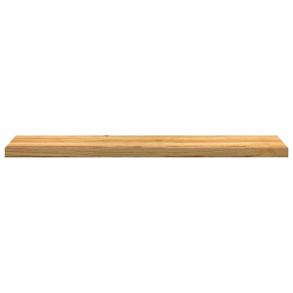 Vensterbanken 2 st 120x30x2 cm massief eikenhout lichtbruin