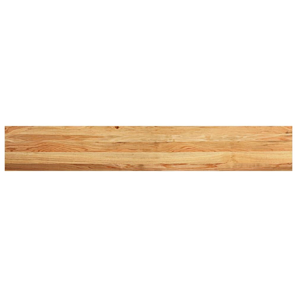 Vensterbanken 2 st 160x30x2 cm massief eikenhout lichtbruin
