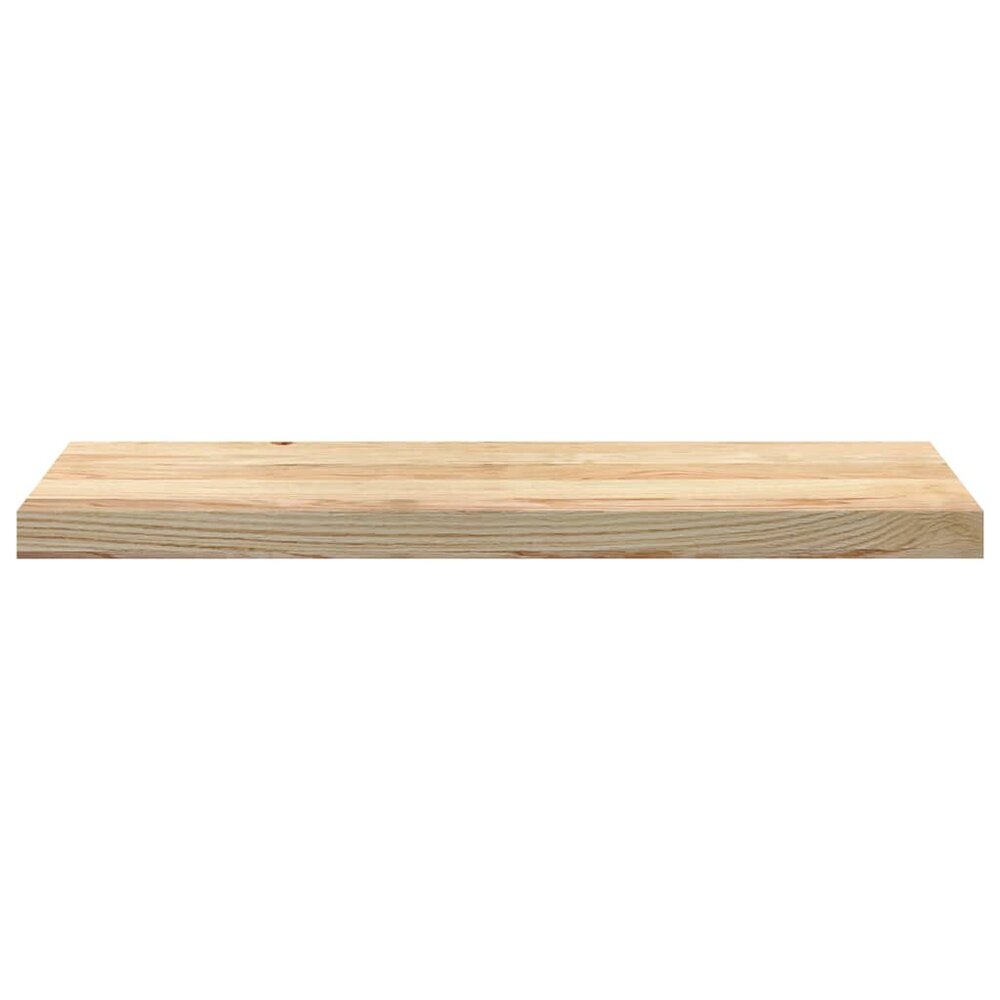 Vensterbanken 2 st onbehandeld 80x30x2 cm massief eikenhout