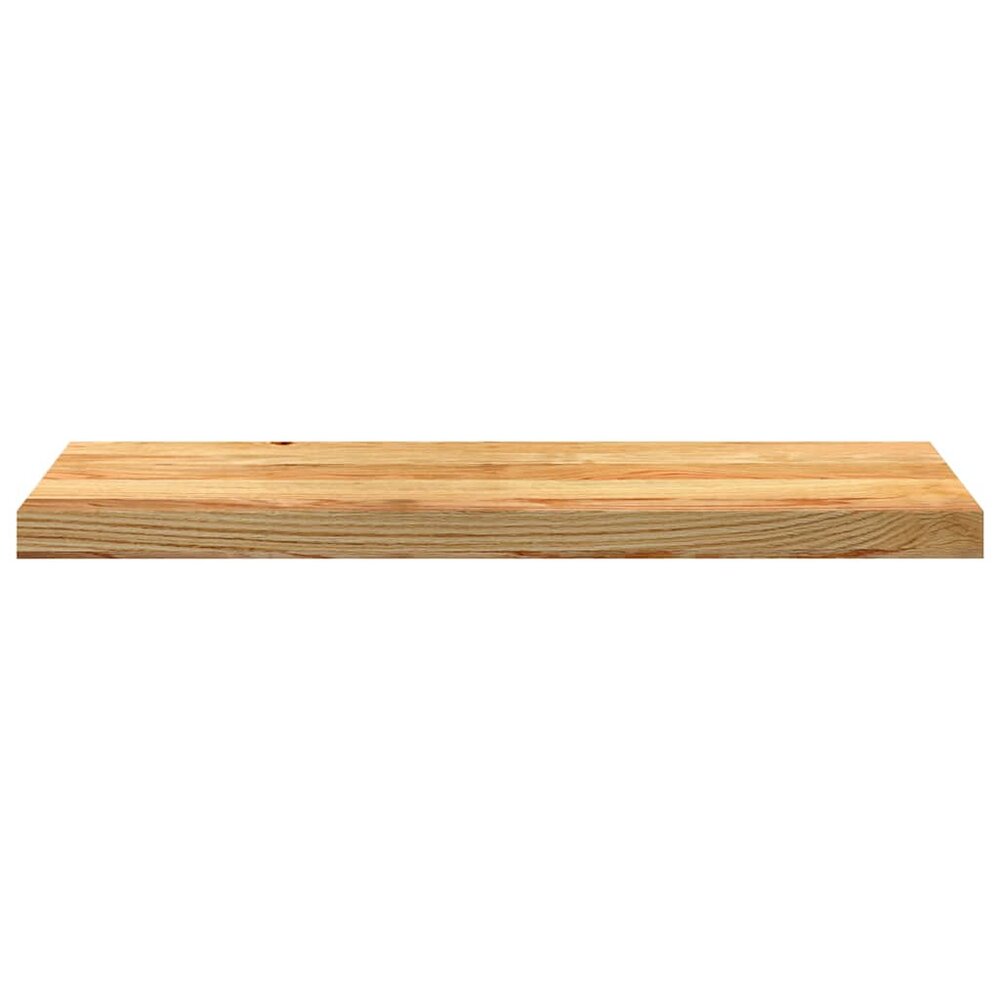 Vensterbanken 2 st 80x30x2 cm massief eikenhout lichtbruin